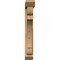 Ekena Millwork Olympic Slat Rough Sawn Bracket w/ Offset Brace, Western Red Cedar, 6"W x 30"D x 42"H BKT0604X30X42OLY06RWR - alternate 2